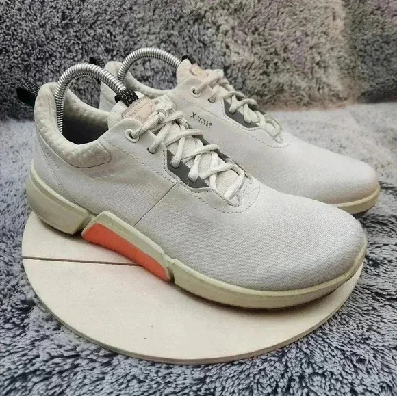 Ecco Women’s Golf BIOM H4 Leather Shoes, Gore-Tex, US Size 9-9.5 EU 40 - Picture 1 of 9